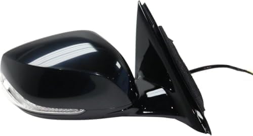 Set of 2 Front Power Mirror Manual Folding Heated Primed Left Driver & Right Passenger Side Plastic for 2014-2018 Infiniti Q50