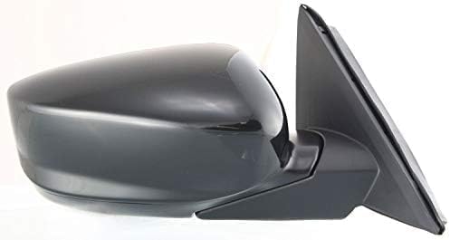 Front Power Mirror Manual Folding Heated Primed without Signal Light Right Passenger Side for 2008-2012 Honda Accord