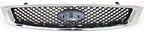 Front Grille Chrome Shell with Primed Insert for 2005-2007 Ford Focus