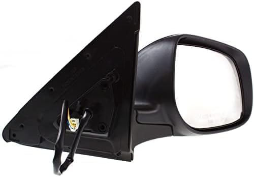Driver Side Mirror, Power Adjust, Manual Folding, Non-Heated, Paintable, No Signal Light, No Memory, No Puddle Light, No Auto-Dimming, No Blind Spot Feature For 2009-2013 Toyota Matrix / 2009-2010 Pontiac Vibe