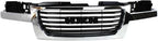 Front Grille Chrome Shell/black Insert, Chrome Shell with Black Insert for 2004-2012 GMC Canyon