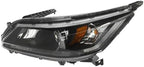 Set of 2 Front Headlight Assembly Halogen Right Passenger & Left Driver Side for 2013-2015 Honda Accord