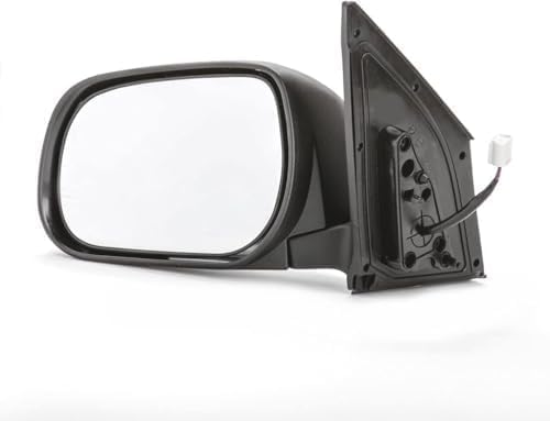 Driver Side Mirror, Power Adjust, Non-Heated, Manual Folding, Paintable, No Signal Light, No Memory, No Puddle Light, No Auto-Dim, No Blind Spot Feature For 2006-2008 Toyota RAV4