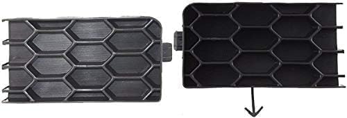 Front, Driver and Passenger Side, Outer Bumper Grilles, Textured Black For 2004-2006 Scion xB