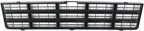 WEST DEKLE Automotive Front Grille Dark Argent Shell & Black Insert for 1977-1980 Chevrolet C-K Series | Direct Replacement GM1200114 14004752 | Fits C10, C20, C30, K10, K20, K30, Blazer, Suburban, G10-G30