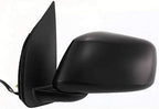 Front Power Mirror Manual Folding Non-heated Textured Plastic Left Driver Side for 2005-2021 Nissan Frontier, 2005-2012 Pathfinder & More