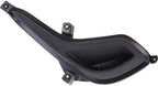 Set of 2 Front Fog Light Cover Dark Gray Plastic for 2012-2017 Hyundai Accent