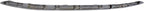 Front Bumper Grille Molding Chrome Plastic for 2016-2017 Honda Accord
