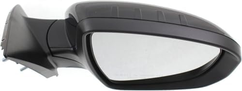 Front Power Mirror Manual Folding Heated Primed Plastic Right Passenger Side for 2014-2015 Kia Optima
