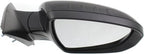 Front Power Mirror Manual Folding Heated Primed Plastic Right Passenger Side for 2014-2015 Kia Optima