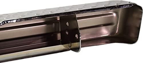 Rear Step Bumper Face Bar Chrome Steel for 1984-1988 Toyota Pickup