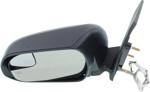 Driver Side Mirror, Power Adjust, Heated, Manual Folding, Paintable, No Signal Light, No Memory, No Puddle Light, with Blind Spot Glass, LE/SE Models, 6 Cyl., 3.5L Engine For 2015-2020 Toyota Sienna
