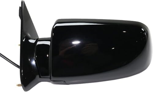 Front Power Mirror Manual Folding Non-heated Primed Plastic Left Driver Side for 1988-1999 GMC K1500, 1988-1999 Chevrolet C1500 & More