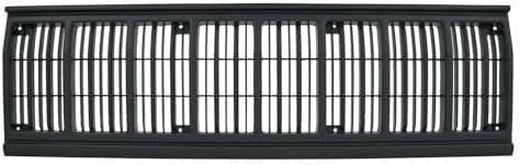 Front Grille + Headlight Door Bezels Primed Left Driver & Right Passenger Side for 1991-1996 Jeep Cherokee & 1991-1992 Comanche