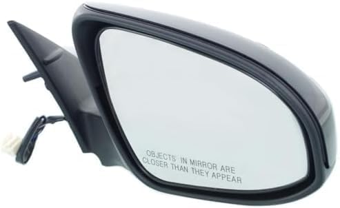 Passenger Side Mirror, Power Adjust, Manual Folding, Heated, Paintable, No Signal Light, No Memory, No Puddle Light, No Auto-Dimming, No Blind Spot Feature For 2015 Toyota Camry