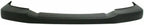 2-Piece Front Bumper Kit: Bumper Upper Cover & Textured Lower Valance Air Deflector for 2003-2017 Chevrolet Express 3500, 2003-2017 Express 2500 & More