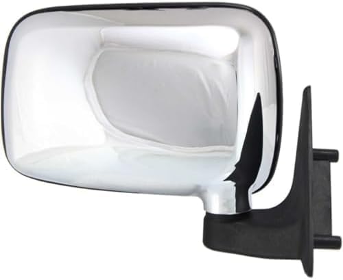 Set of 2 Front Mirror Manual Folding Non-heated Chrome Right Passenger & Left Driver Side for 1987-1993 Mazda B2600, 1987-1993 B2200 & More