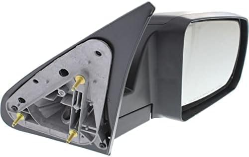 Driver and Passenger Side Mirror, Manual Adjust, Non-Heated, Manual Folding, Textured Black, No Signal Light, No Memory, No Puddle Light, No Auto-Dim, No Blind Spot Feature For 2007-2013 Toyota Tundra