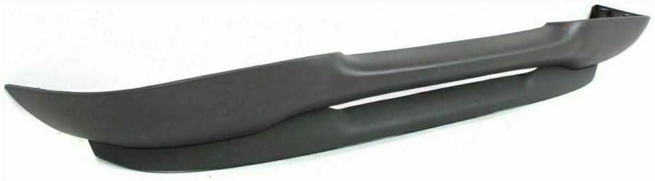 2-Piece Front Bumper Kit: Chrome Bumper Steel & Textured Lower Valance Plastic for 1998-2000 Ford Ranger
