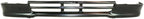 2-Piece Front Bumper Kit: Bumper Chrome Face Bar & Primed Lower Valance Panel Steel for 1992-1995 Toyota Pickup