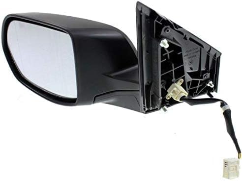 Front Power Mirror Manual Folding Non-heated Textured without Signal Light Left Driver Side for 2012-2016 Honda CR-V