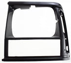 3-Piece Front Grille Kit: Grille & Primed Headlight Door Bezels (Left & Right) for 1991-1996 Jeep Cherokee & 1991-1992 Comanche