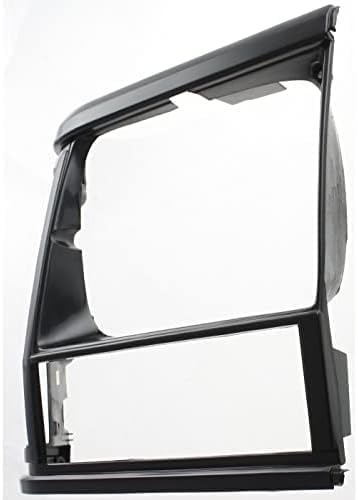 3-Piece Front Grille Kit: Grille & Primed Headlight Door Bezels (Left & Right) for 1991-1996 Jeep Cherokee & 1991-1992 Comanche