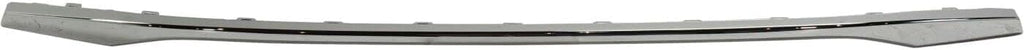 5-Piece Front Bumper Cover Kit: Primed Bumper Cover, Lower Grille, Chrome Molding & Textured Fog Light Cover (Left & Right) for 2013-2015 Honda Civic