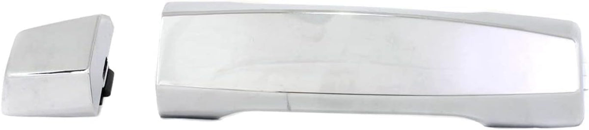 Set of 2 Rear Exterior Door Handle Chrome with Cap Left Driver & Right Passenger Side for 2004-2018 Nissan Titan