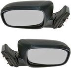 Set of 2 Front Power Mirror Manual Folding Non-heated Primed Plastic Left Driver & Right Passenger Side for 2003-2007 Honda Accord