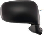 Front Power Mirror Manual Folding Non-heated Textured Plastic Right Passenger Side for 1991-1997 Toyota Previa