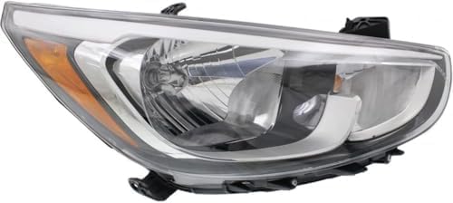 Front Head Light Assembly Right Passenger Side for 2015-2017 Hyundai Accent