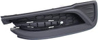 Set of 2 Front Fog Light Cover Textured Plastic Left Driver & Right Passenger Side for 2013-2015 Honda Civic