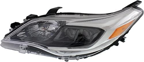 Driver Side Halogen Headlight, OE Comparable For 2013-2015 Toyota Avalon