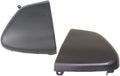 Set of 2 Rear Bumper End Cap without Side Molding Holes Plastic Right Passenger & Left Driver Side for 1994-1997 Chevrolet S10 & 1994-1997 GMC Sonoma