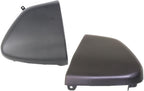 Set of 2 Rear Bumper End Cap without Side Molding Holes Plastic Right Passenger & Left Driver Side for 1994-1997 Chevrolet S10 & 1994-1997 GMC Sonoma