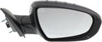 Front Power Mirror Manual Folding Heated Primed Plastic Right Passenger Side for 2014-2015 Kia Optima
