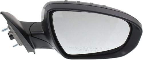 Front Power Mirror Manual Folding Heated Primed Plastic Right Passenger Side for 2014-2015 Kia Optima