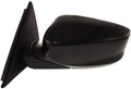 Front Power Mirror Manual Folding Non-heated Primed Plastic Left Driver Side for 2008-2012 Honda Accord