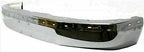3-Piece Front Bumper Kit: Bumper Chrome Face Bar, Upper Cover & Textured Lower Valance for 2003-2017 GMC Savana/Chevrolet