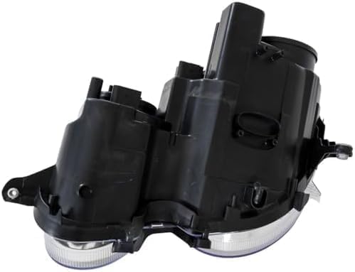 Set of 2 Front Head Light Assembly Plastic Left Driver & Right Passenger Side for 2007-2009 Mercedes-Benz E-Class