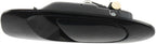 Rear Exterior Door Handle Smooth Black Left Driver Side for 1992-1995 Honda Civic