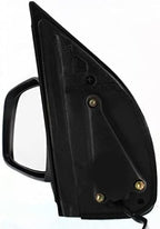 Front Power Mirror Manual Folding Non-heated Textured Plastic Left Driver Side for 2005-2021 Nissan Frontier, 2005-2012 Pathfinder & More