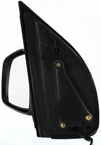 Front Power Mirror Manual Folding Non-heated Textured Plastic Left Driver Side for 2005-2021 Nissan Frontier, 2005-2012 Pathfinder & More