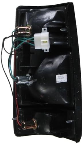 Tail Light Assembly with Black Trim Left Driver & Right Passenger Side for 1988-1995 Isuzu Pickup, 1991-1997 Rodeo & More
