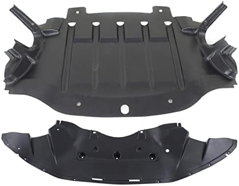 Engine Splash Shield Kit, RWD, Front and Center Piece For 2011-2014 Chrysler 300