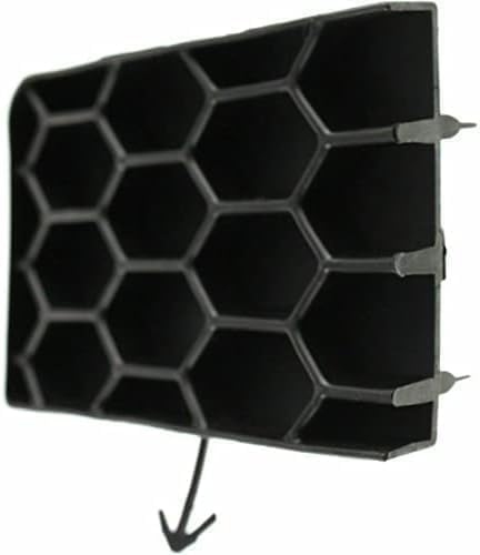 Front, Driver and Passenger Side, Outer Bumper Grilles, Textured Black For 2004-2006 Scion xB