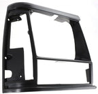 3-Piece Front Grille Kit: Grille & Primed Headlight Door Bezels (Left & Right) for 1991-1996 Jeep Cherokee & 1991-1992 Comanche
