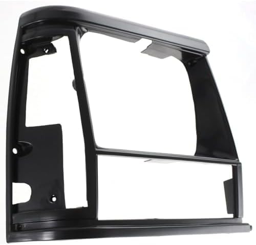 3-Piece Front Grille Kit: Grille & Primed Headlight Door Bezels (Left & Right) for 1991-1996 Jeep Cherokee & 1991-1992 Comanche