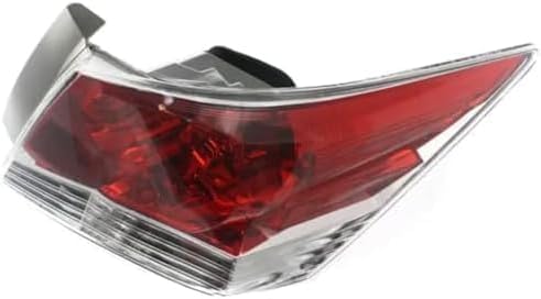 Set of 2 Tail Light Assembly Plastic Left Driver & Right Passenger Side for 2008-2012 Honda Accord